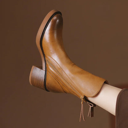Bottines Alyra En Cuir