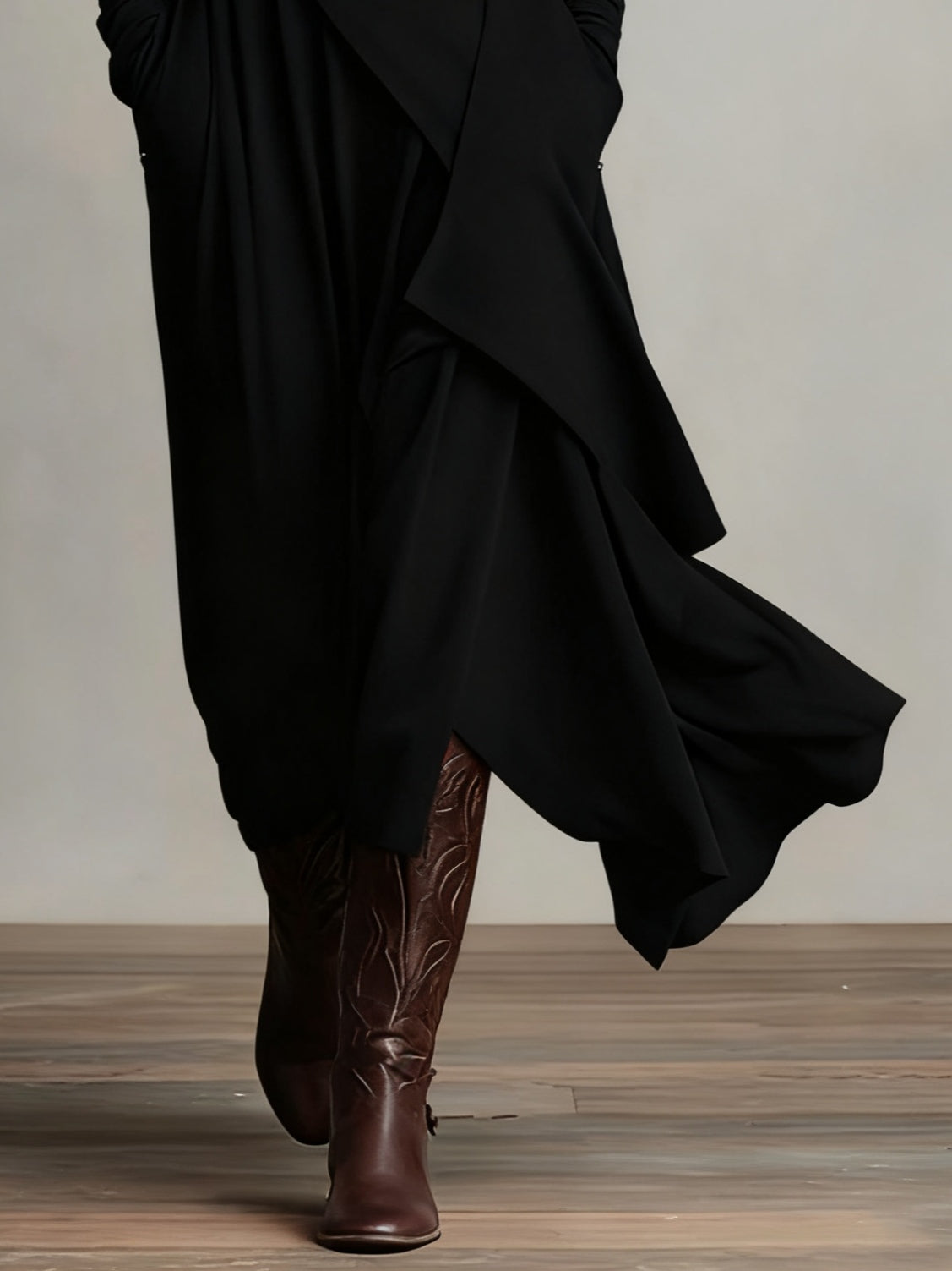 Robe Lausanne Longue À Col Roulé