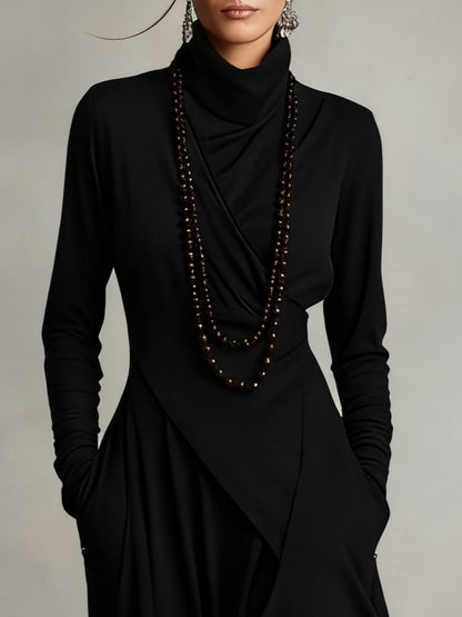 Robe Lausanne Longue À Col Roulé