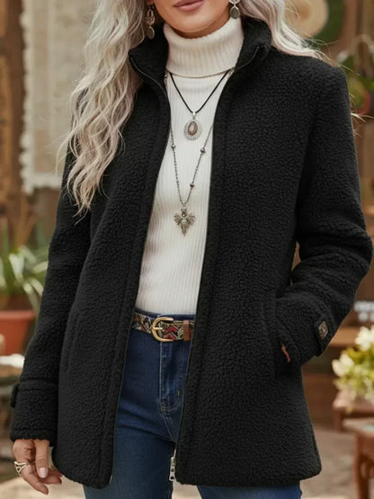 Veste Adina Mi-Longue Avec Fermeture Éclair