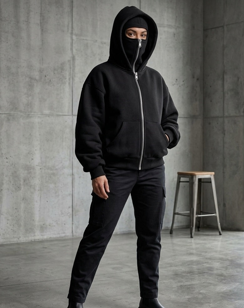 Achille™ | Ensemble Hoodie Zippé à Cagoule Intégrée
