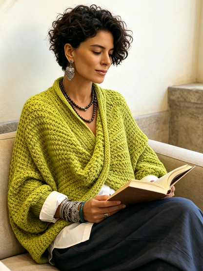 Pull Mariska Aux Manches Chauve-Souris Amples