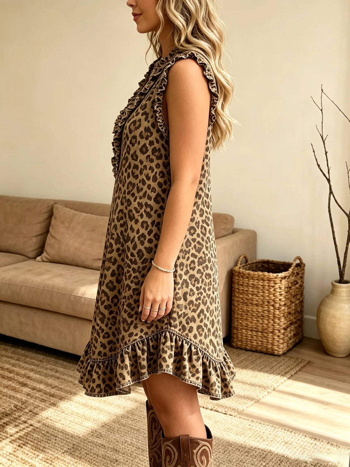 Robe Nairobi À Imprimé Léopard